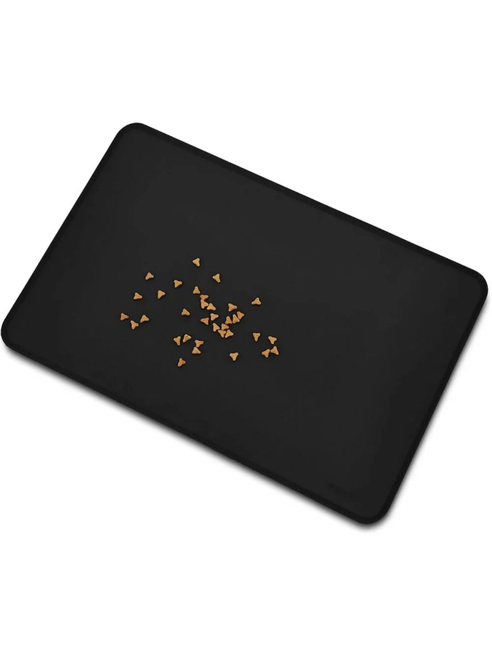 Waterproof Non-Slip Silicone Pet Feeding Mat, Raised Edges, Easy to Clean, 24x16